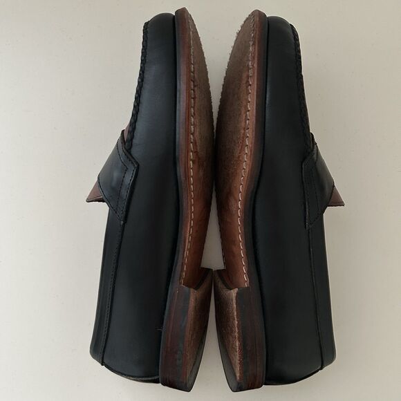 GH Bass Weejuns Sherman Black Brown Penny Loafers Mens 11D Limited Edition Shoes - Picture 9 of 13